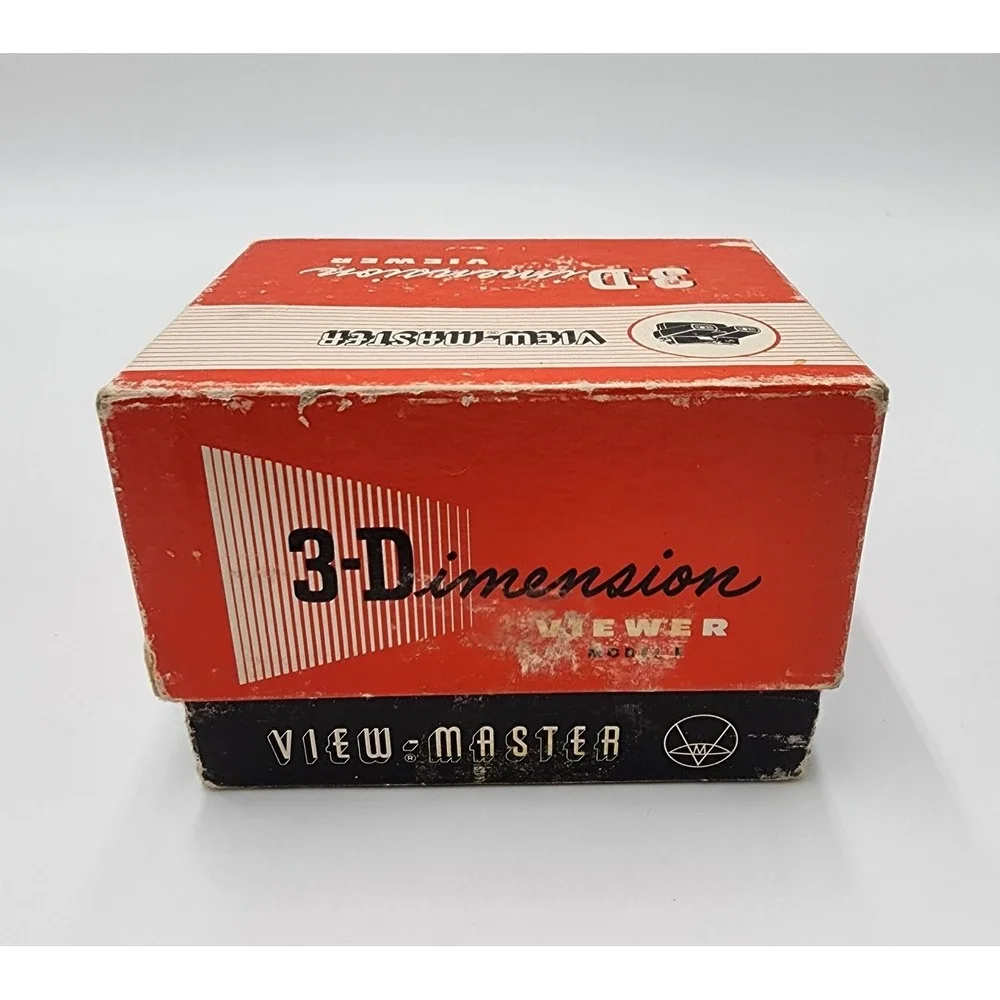 Vintage Sawyer's Viewmaster Viewer View Master Brown with box‎